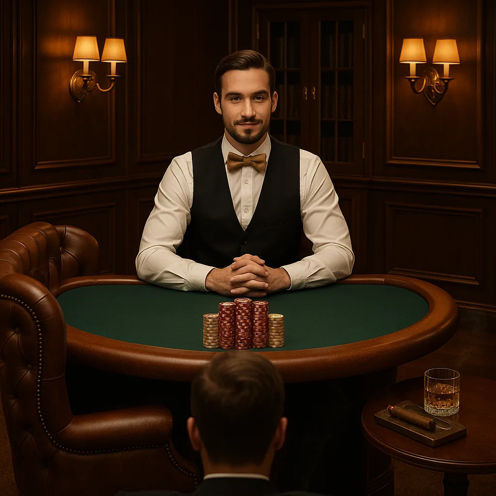 PowBet - Live Blackjack - Croupiers en Direct