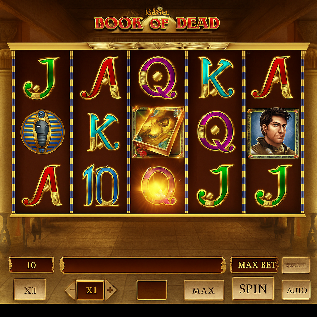 PowBet - Book of Dead Slot - Free Spins Égypte Ancienne