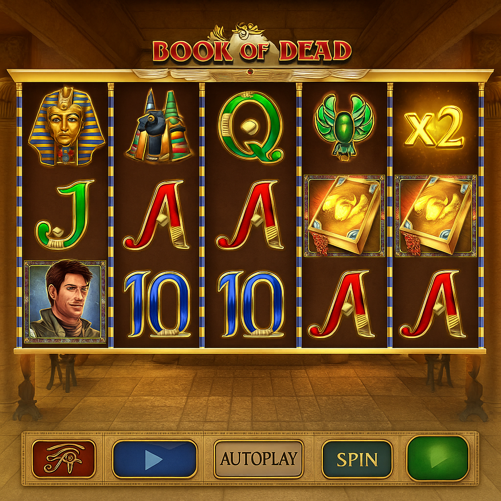 PowBet - Book of Dead Slot Game - Aventure Égyptienne