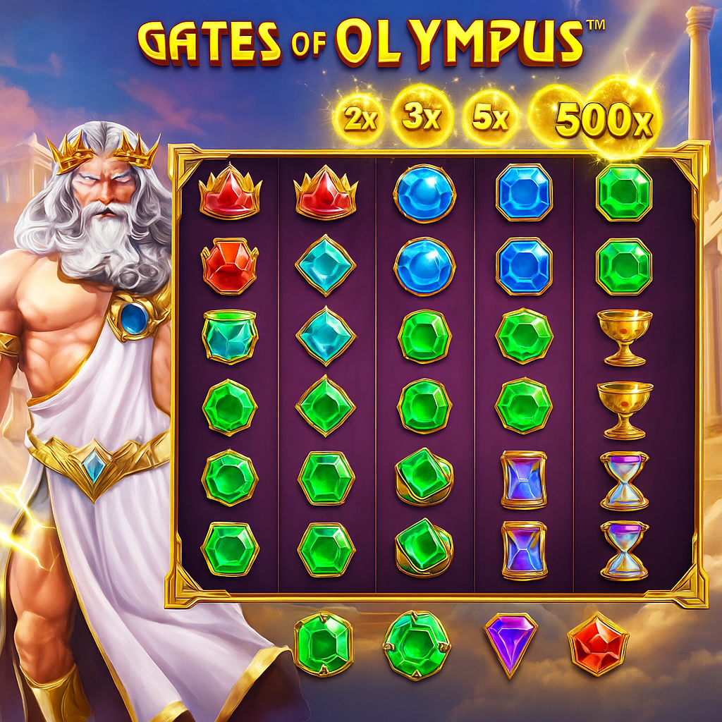 PowBet - Gates of Olympus Slot - Mythologie et Jackpots
