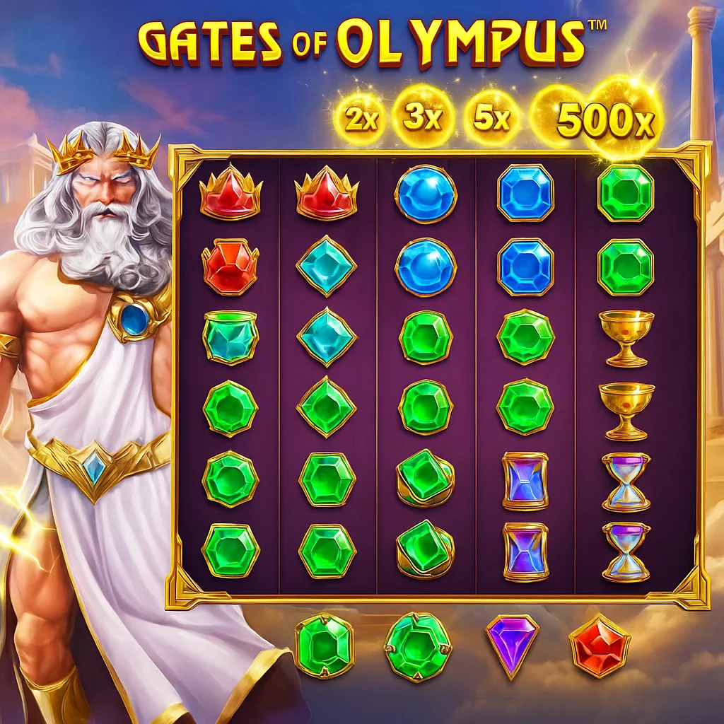 PowBet - Gates of Olympus Slot - Mythologie et Jackpots